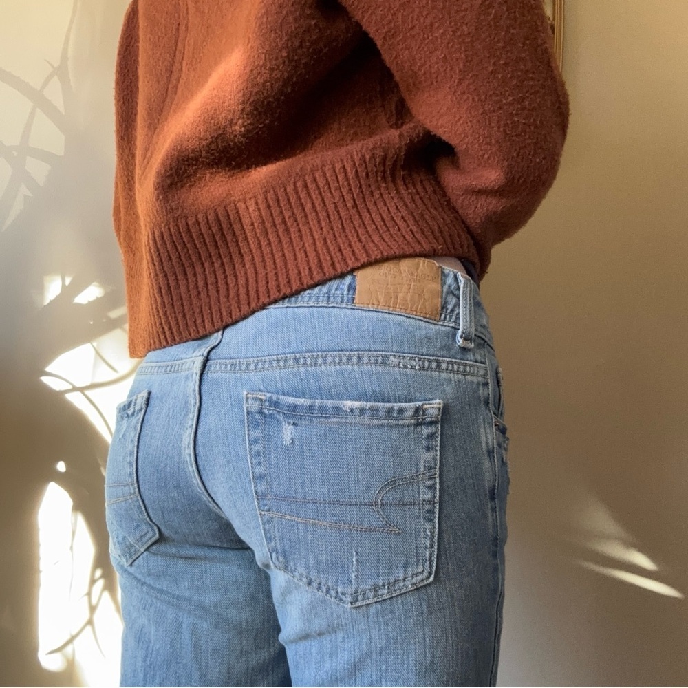 American Eagle Outfitters Light Blue Boot Cut Jeans - Picture 9 of 9